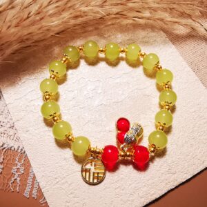 No.B9 - Good Fortune Peanut Lucky Bracelet – Perfect for Street Photography & Everyday Styling