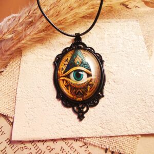 No.P2 - Gothic All-Seeing Eye Pendant – Perfect for Street Photography & Everyday Styling