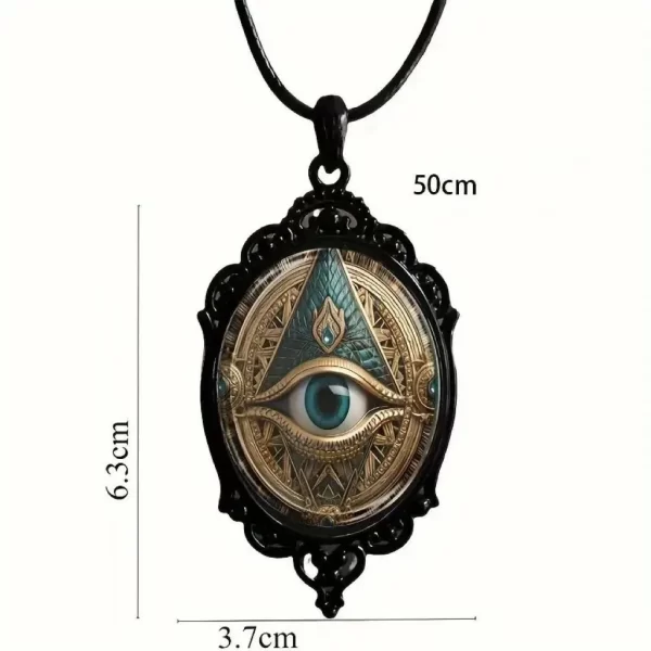 No.P2 - Gothic All-Seeing Eye Pendant – Perfect for Street Photography & Everyday Styling