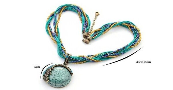 No.P6 - Handwoven Bohemian Ethnic Pendant – Perfect for Street Photoaphy & Everyday Styling