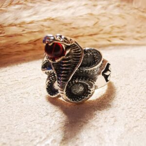No.R14- Vintage Alloy Python King Cobra Snake Body Ring – Perfect for Street Photography & Everyday Styling