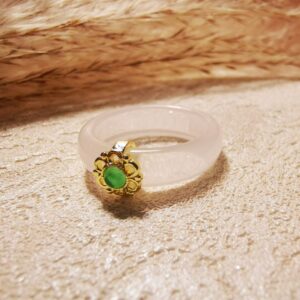 No.R22- Chinese-style Flower Ring – Perfect for Street Photography & Everyday Styling