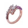 No.R35 - Bold Dragon Head Diamond-encrusted Fortune Ring – Perfect for Street Photography & Everyday Styling
