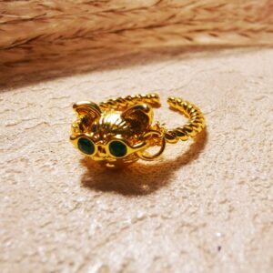 No.R4- Gold Cat Ring – Perfect for Street Photography & Everyday Styling