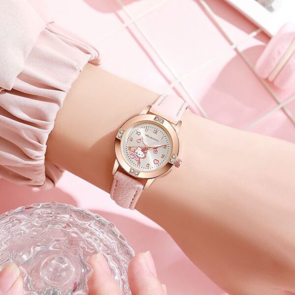 No.W6 - Pink KT Cat Watch – Perfect for Street Photoaphy & Everyday Styling