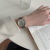 No.W8 - Nordic Forest Style Mother-of-Pearl Marble Watch – Perfect for Street Photoaphy & Everyday Styling
